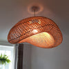Ritta Rustic Ritta Rattan Pendant Light, Living Room