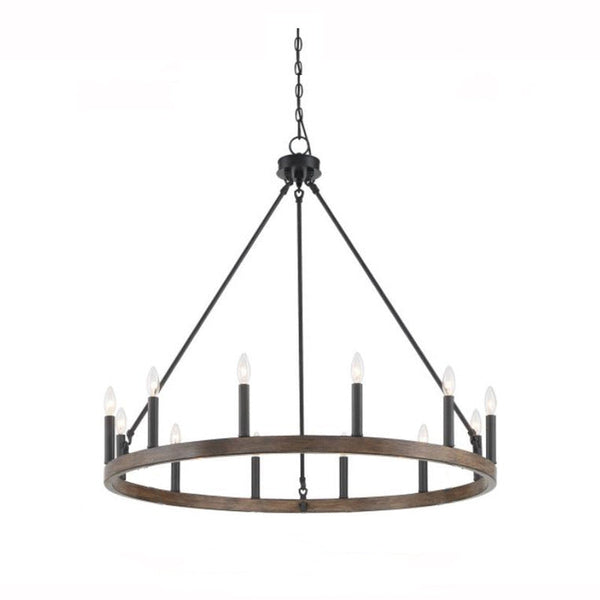 Silva Modern Industrial LED Chandelier Living Room