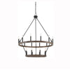 Silva Modern Industrial LED Chandelier Living Room