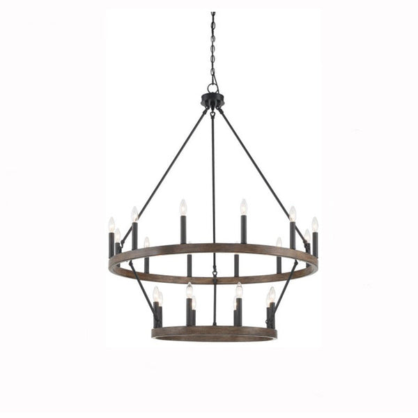Silva Modern Industrial LED Chandelier Living Room