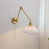 Arisha Wall Lamp Modern Drum Ceramics Adjustable
