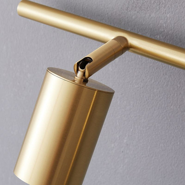 Arisha Modern Cylinder Rotatable SpotlightWallLamp Brass