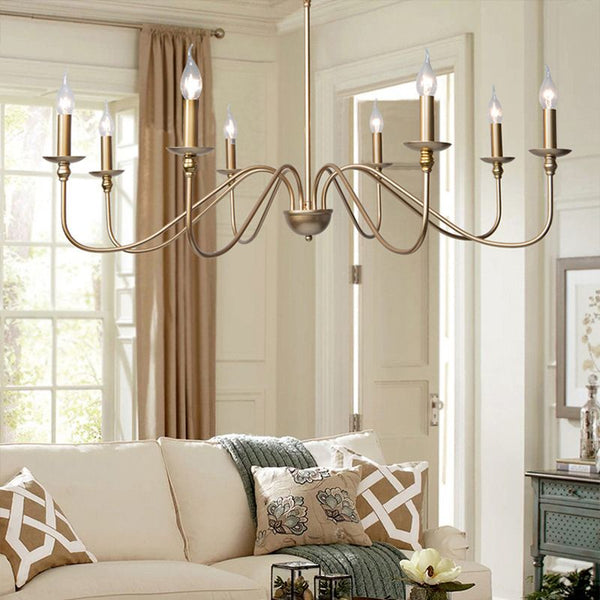 Silva Retro Vintage Candle Chandelier