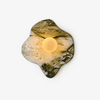 Avi Green Marble Organic Wall Lamp