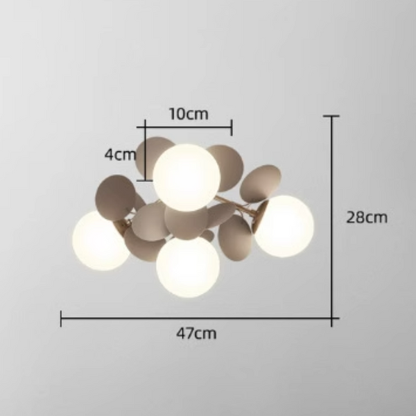 Aria Multicolored Flower Branch Chandelier Living Room