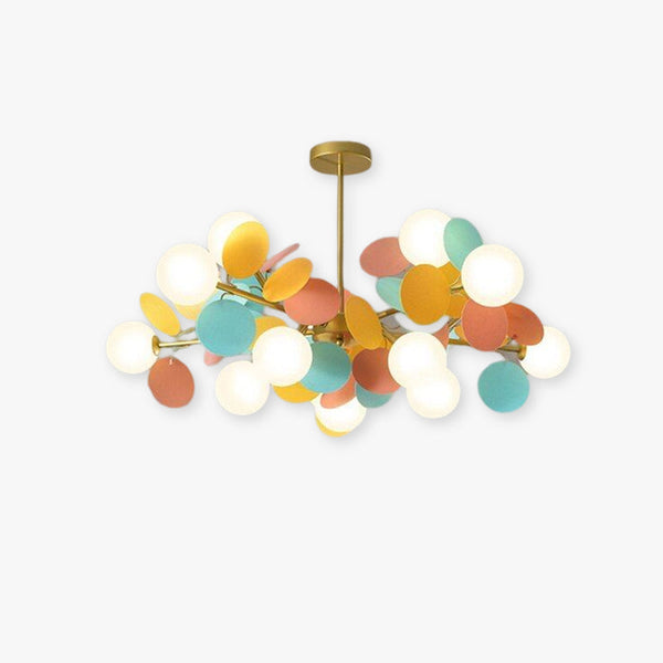 Aria Multicolored Flower Branch Chandelier Living Room
