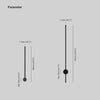 Arisha Minimalist Rotatable Linear LED Outdoor Wall LampCorridor Garden