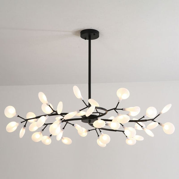 Olivia Unique Branch Firefly Art Deco Chandelier Living Room