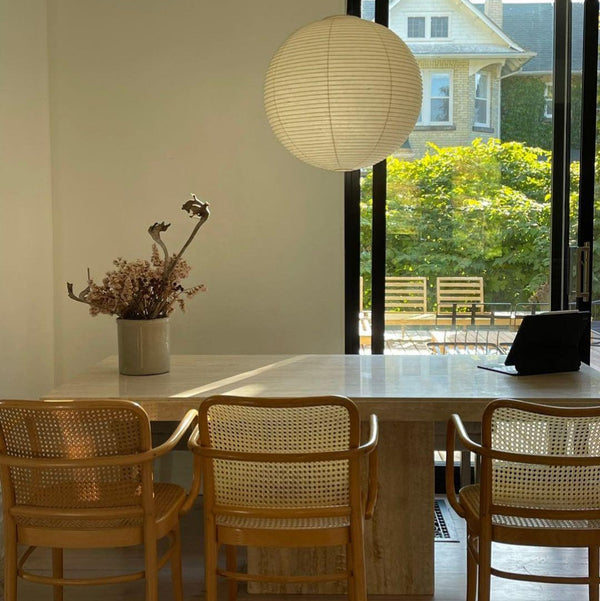 Ritta Pendant Swag Light Mulberry Silk