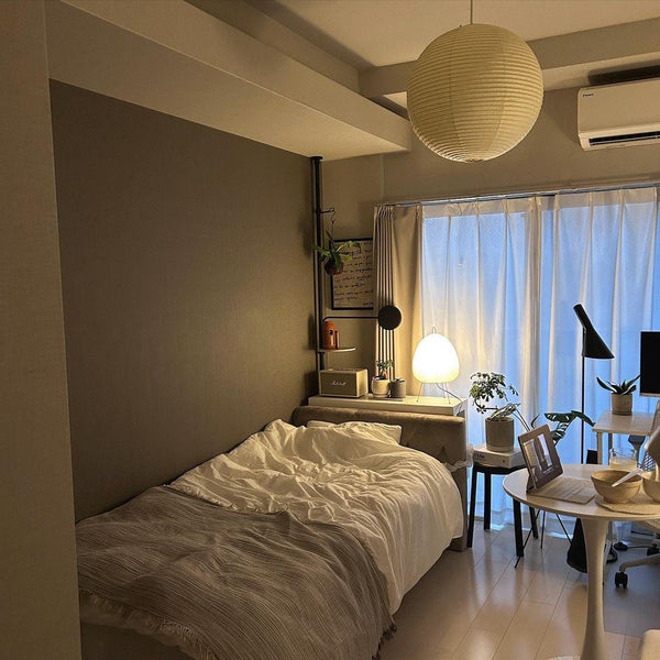 Ritta Pendant Swag Light Mulberry Silk