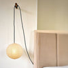 Ritta Pendant Swag Light Mulberry Silk
