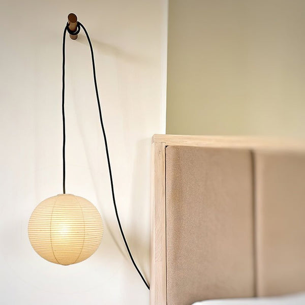 Ritta Pendant Swag Light Mulberry Silk