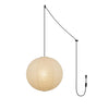Ritta Pendant Swag Light Mulberry Silk