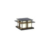 Ray Pillar Solar /HardWire Outdoor Light