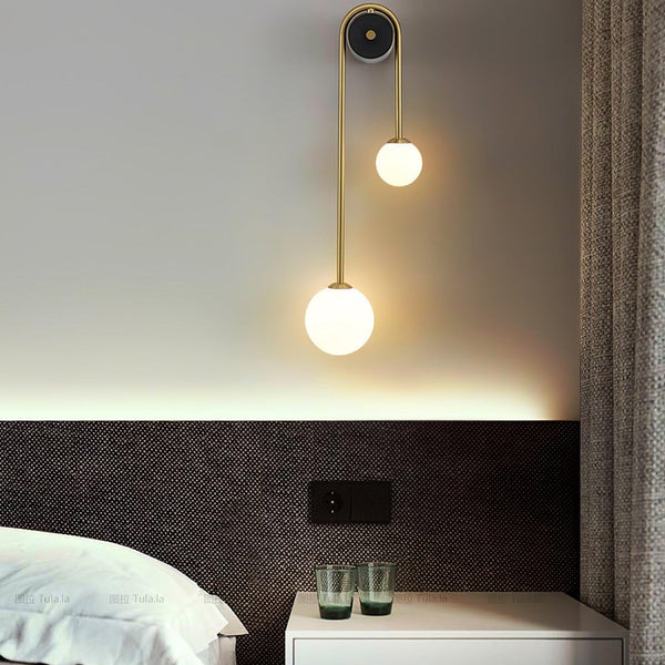 Valentina Brass Arc Wall Light