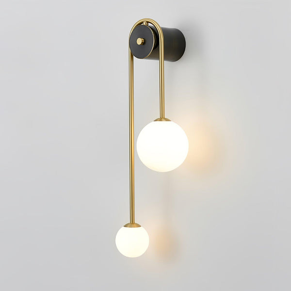 Valentina Brass Arc Wall Light