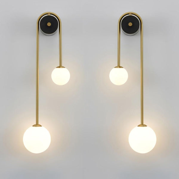 Valentina Brass Arc Wall Light