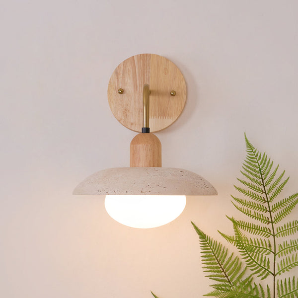 Aria Wall Lamp VintageTravertine