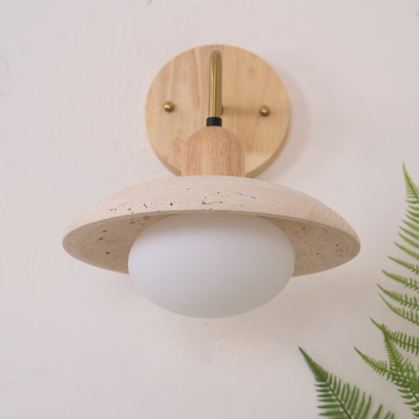 Aria Wall Lamp VintageTravertine