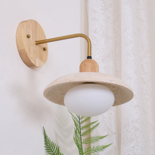 Aria Wall Lamp VintageTravertine