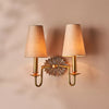 Silva Floral Backplate Wall Lamp