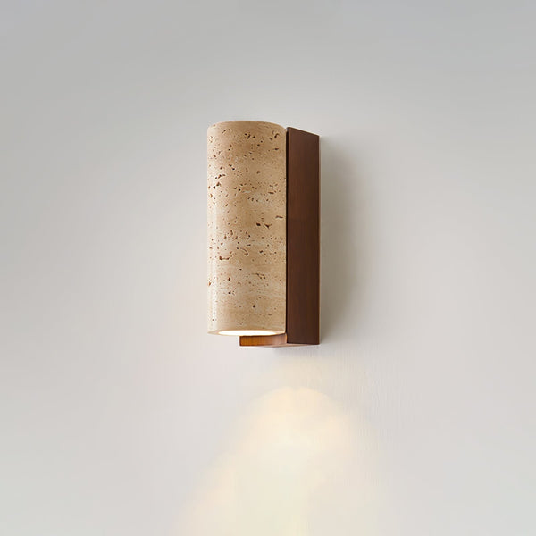 Ritta NaturalTravertine Wall Lamp