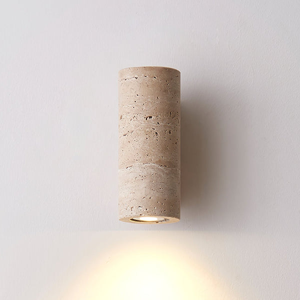 Ritta NaturalTravertine Wall Lamp