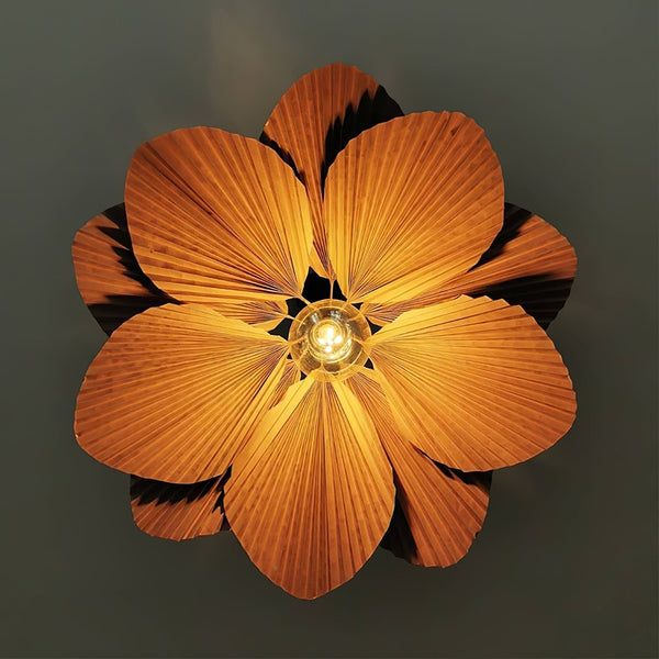 RittaFolded Leaf Lotus Livingroom Pendant Lamp Paper