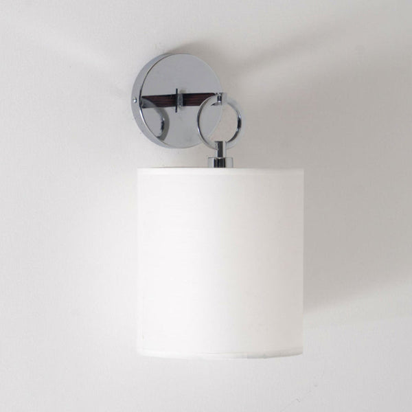 Silva Cylindrical Fabric Shade Wall Lamp Farmhouse