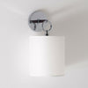 Silva Cylindrical Fabric Shade Wall Lamp Farmhouse