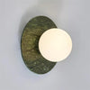 Avi Minimalist Globe Marble Wall Lamp