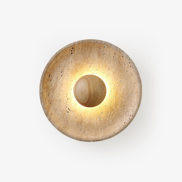 Ritta SunTravertine Wall Lamp