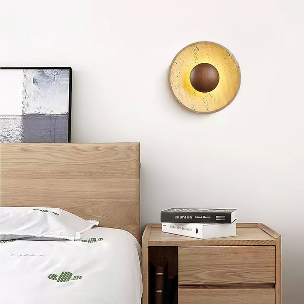 Ritta SunTravertine Wall Lamp