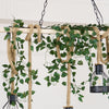 Epoch Hemp Rope Industrial Grenade Chandelier
