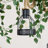 Epoch Hemp Rope Industrial Grenade Chandelier