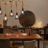 Epoch Hemp Rope Industrial Grenade Chandelier