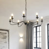 Silva Retro Vintage Candle Chandelier