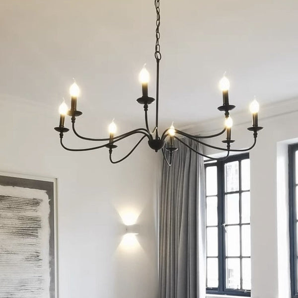 Silva Retro Vintage Candle Chandelier