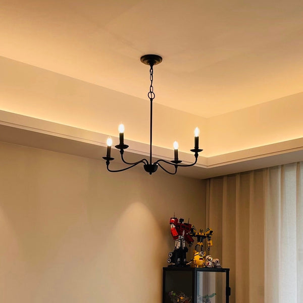 Silva Retro Vintage Candle Chandelier