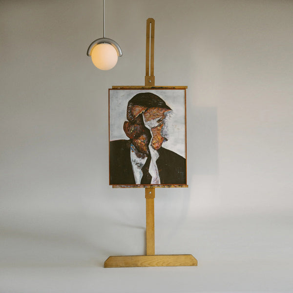 Aria Linear Chandelier Red&Silver