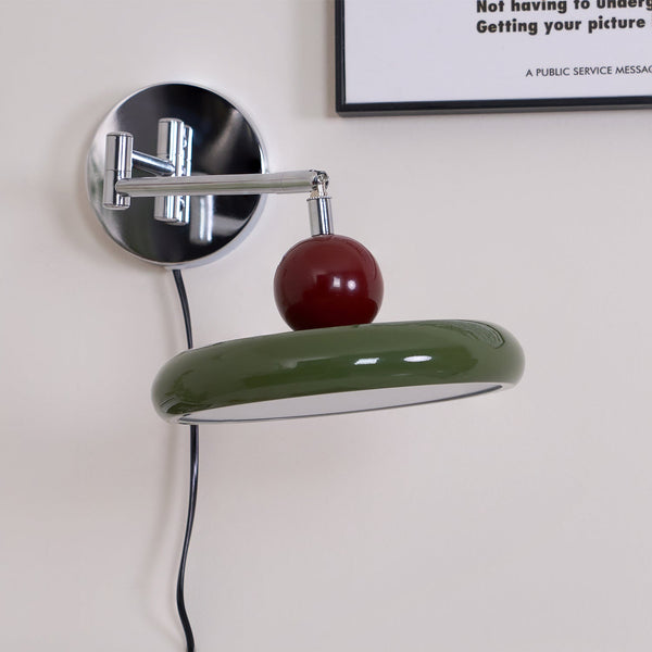 AiraPlug-in Wall Lamp Green/Beige