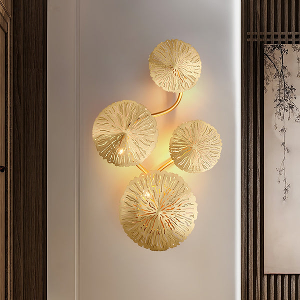 Kristy Lotus Leaf Wall Sconce