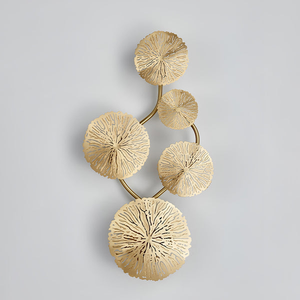 Kristy Lotus Leaf Wall Sconce