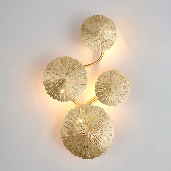 Kristy Lotus Leaf Wall Sconce