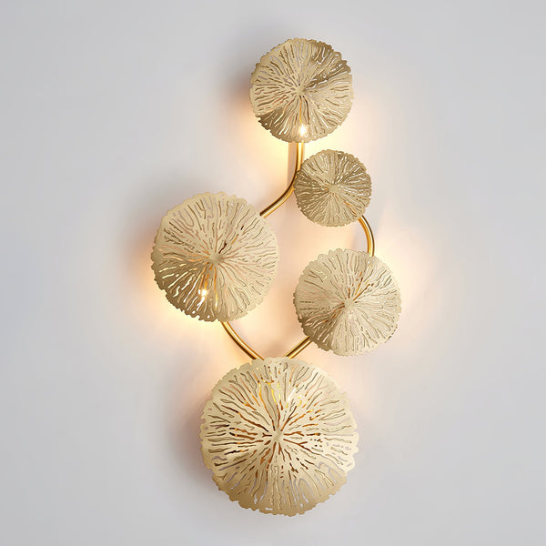 Kristy Lotus Leaf Wall Sconce