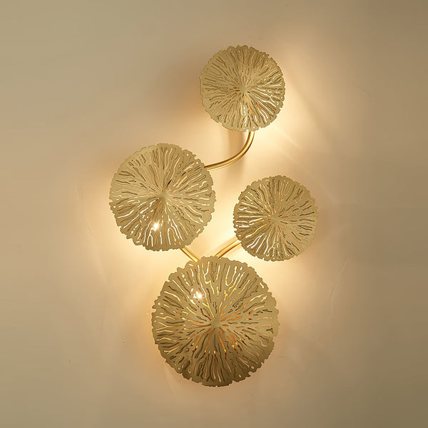 Kristy Lotus Leaf Wall Sconce