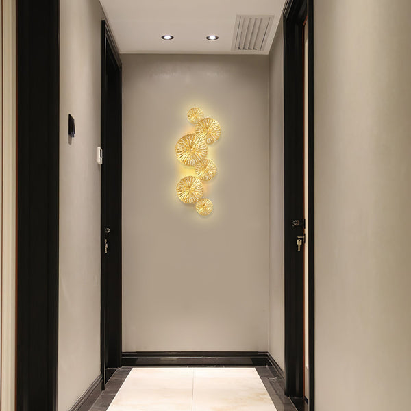 Kristy Lotus Leaf Wall Sconce