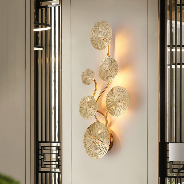 Kristy Lotus Leaf Wall Sconce