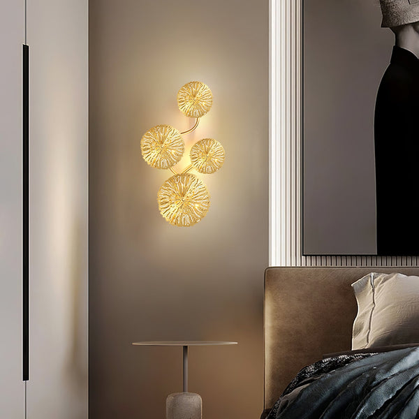 Kristy Lotus Leaf Wall Sconce