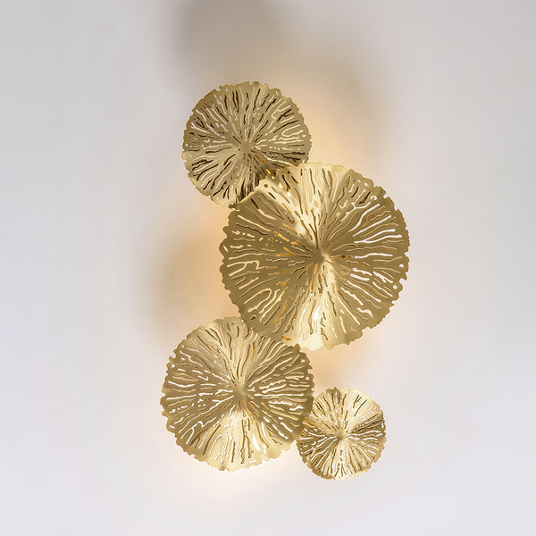 Kristy Lotus Leaf Wall Sconce